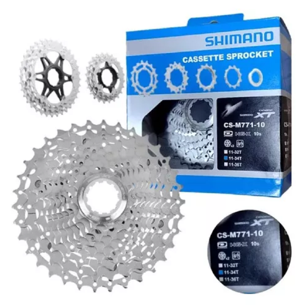 Cassete Shimano 10v Deore Xt Cs M771 Speed 11-34T ( Produto Original )