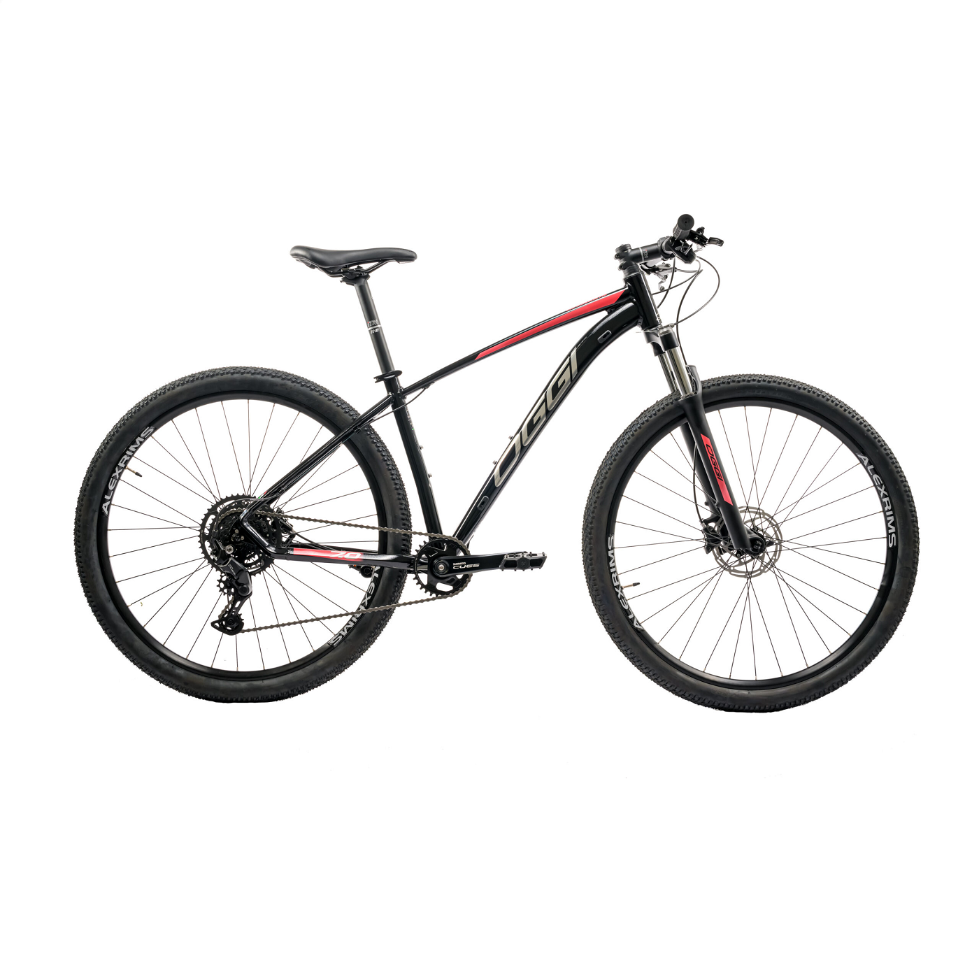 Bicicleta Oggi Big Wheel 7.0 9v Cues 2026 Preto / Vermelho 17