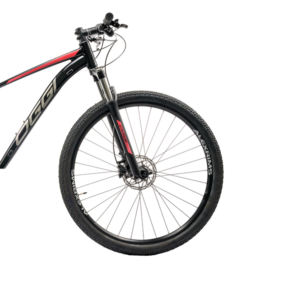Bicicleta Oggi Big Wheel 7.0 9v Cues 2026 Preto / Vermelho 19
